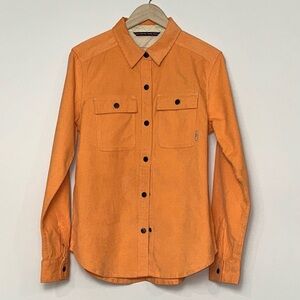 NEW stio Women’s Saratoga Cord Shirt in Cantaloupe